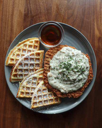 chicen fried steak and waffle.JPG
